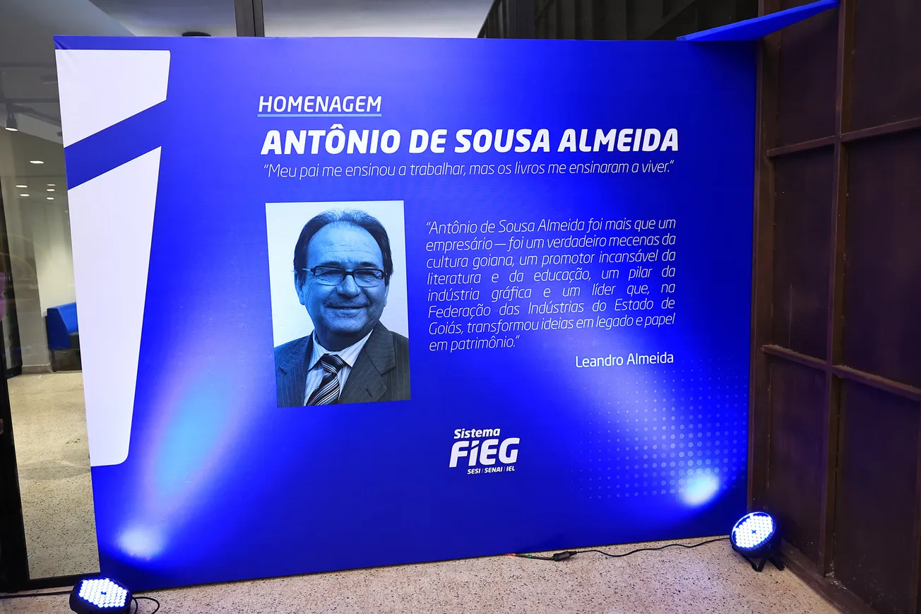 Kelps: Rio Verde leva nome de Antônio de Sousa Almeida à escola‑referência do SESI