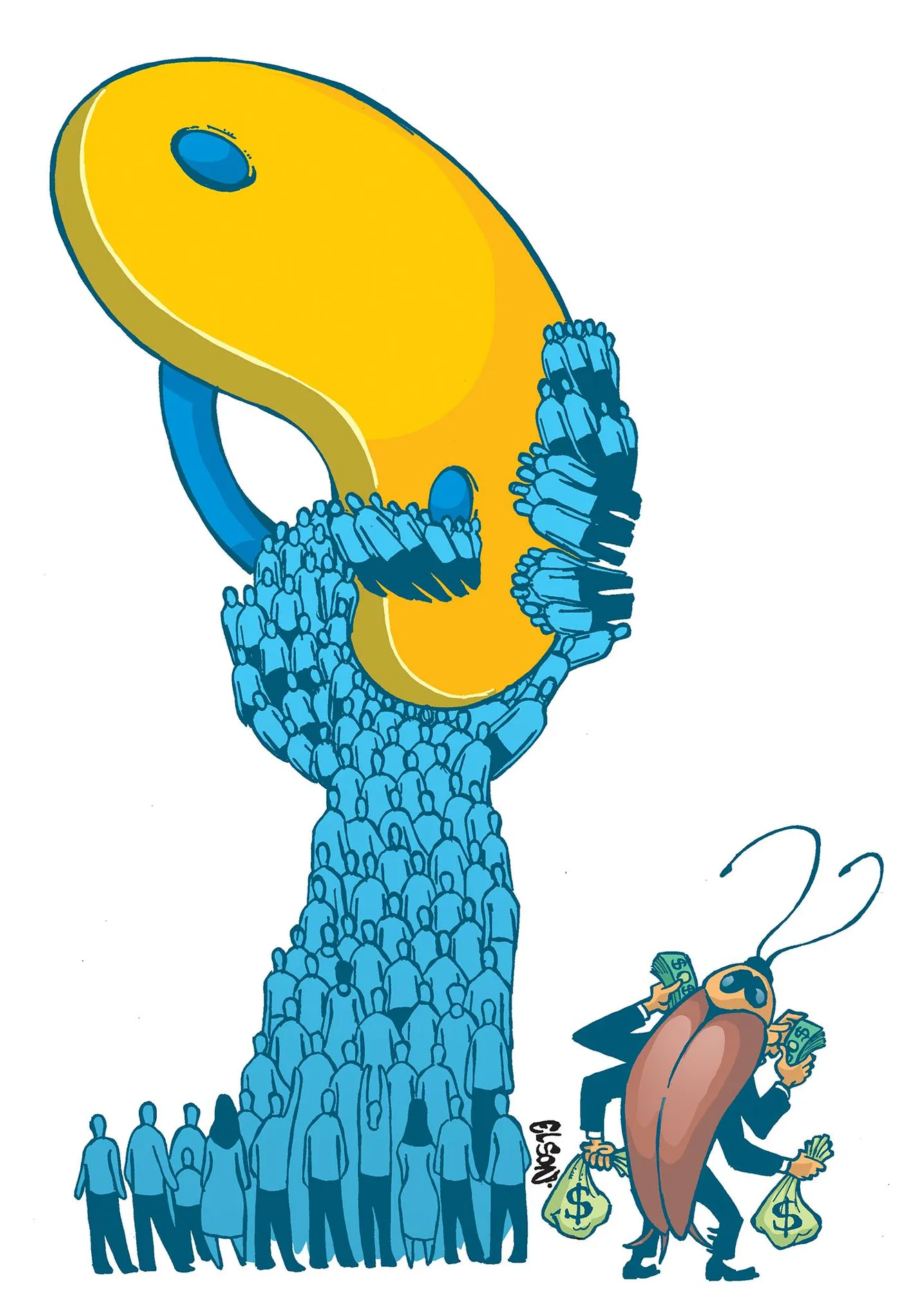 Crônica para baratas pedidoras de votos na casa da gente