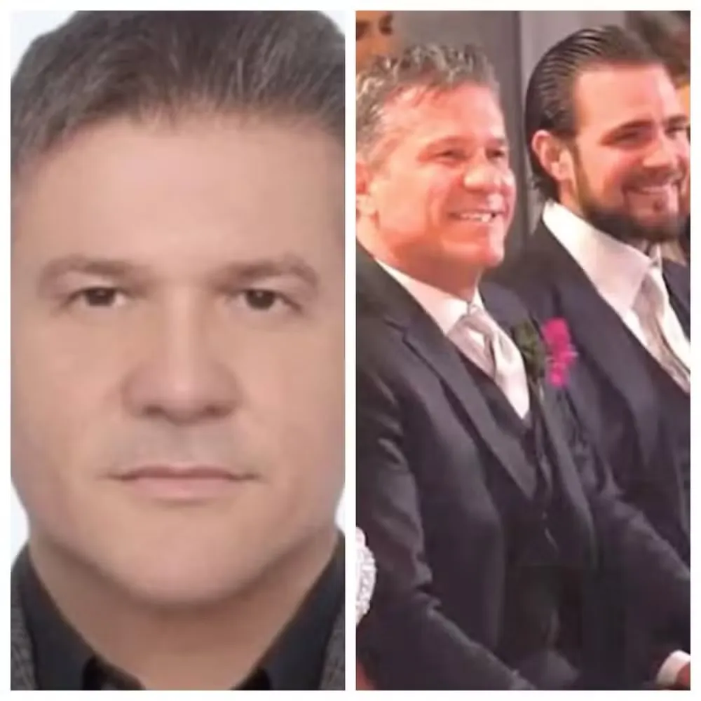 Imagem composta mostrando duas pessoas lado a lado em fotos distintas, relacionada à operação policial; imagens divulgadas em redes sociais.